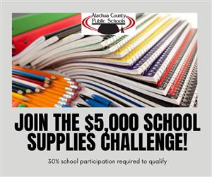 Join the $5,000 School Supplies Challenge